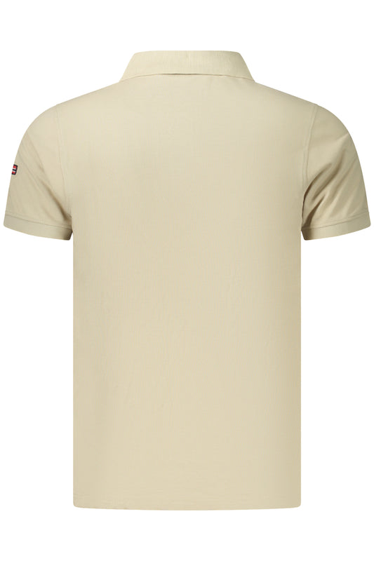 NORWAY 1963 POLO MANICHE CORTE UOMO BEIGE