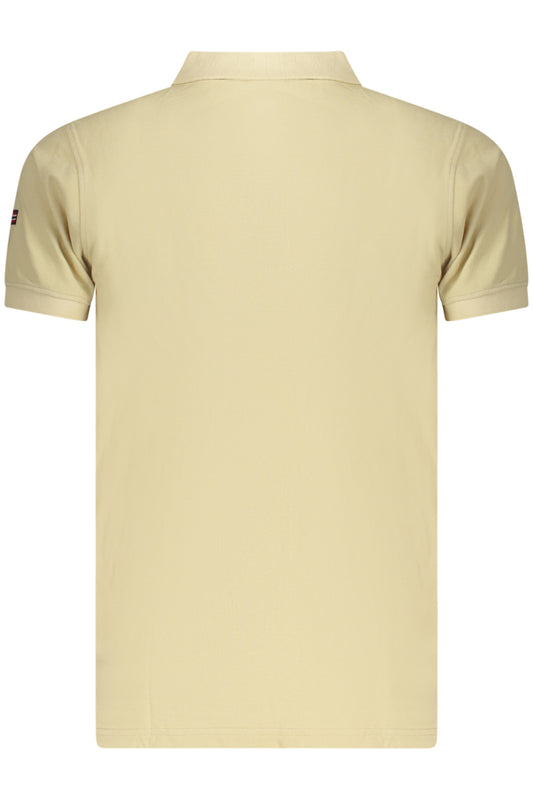 NORWAY 1963 POLO MANICHE CORTE UOMO BEIGE