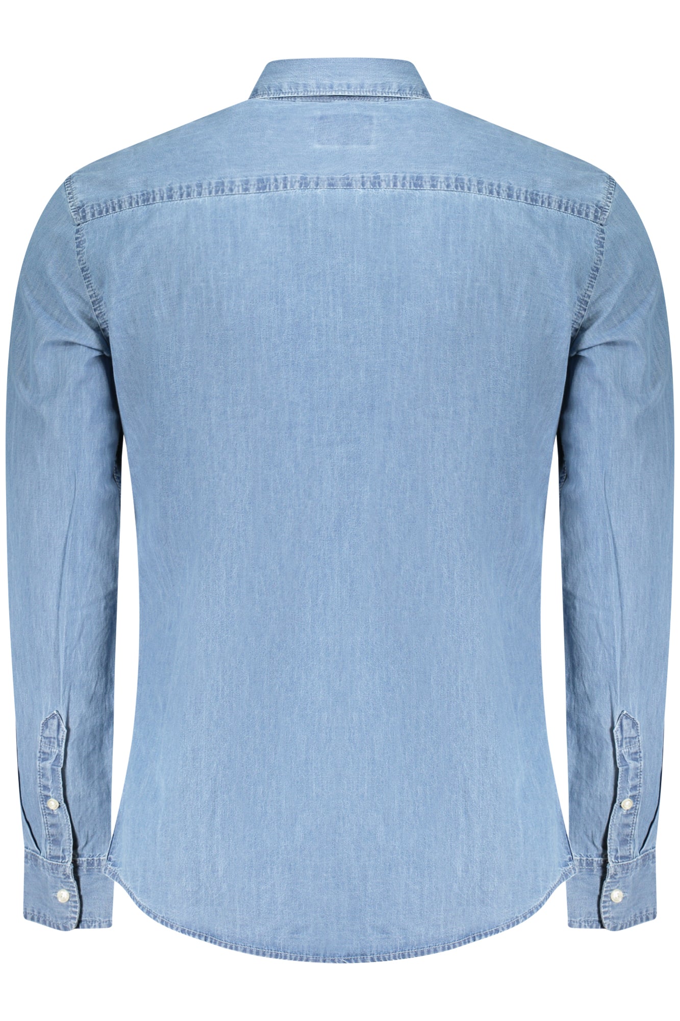 PEPE JEANS CAMICIA MANICHE LUNGHE UOMO AZZURRO
