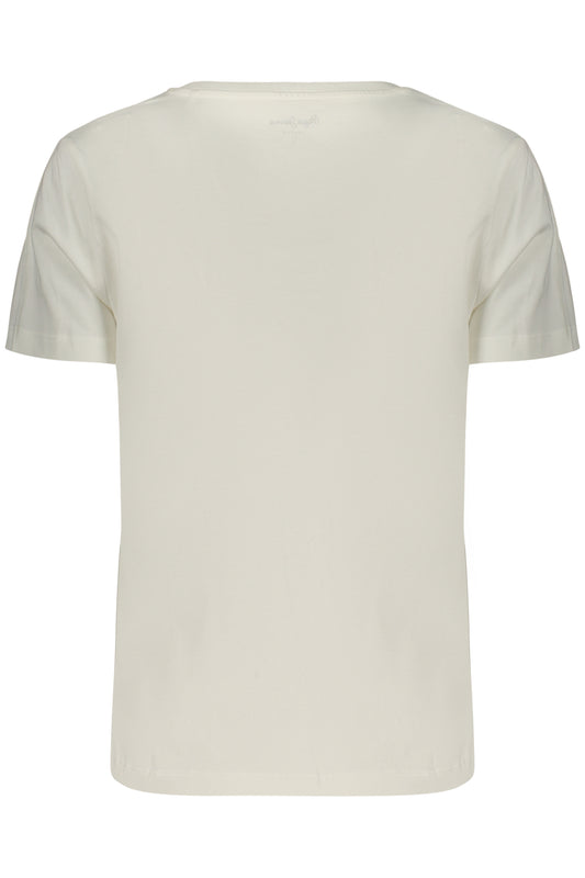PEPE JEANS T-SHIRT MANICHE CORTE DONNA BIANCO