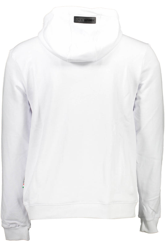 PLEIN SPORT FELPA SENZA ZIP UOMO BIANCO