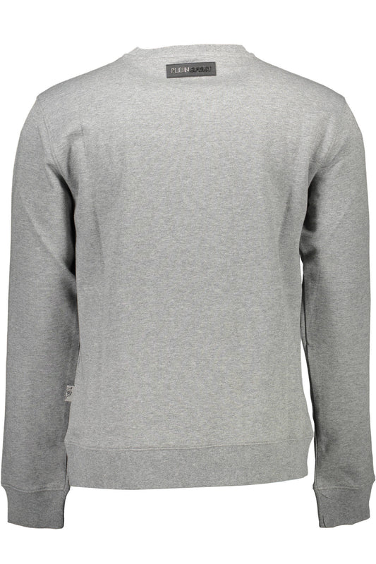 PLEIN SPORT FELPA SENZA ZIP UOMO GRIGIO