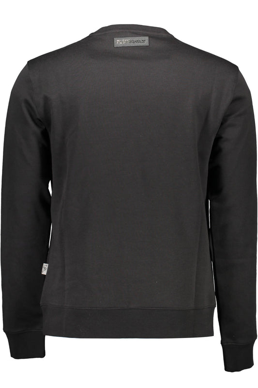 PLEIN SPORT FELPA SENZA ZIP UOMO NERO