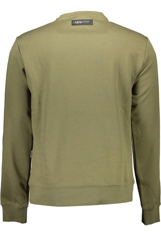 PLEIN SPORT FELPA SENZA ZIP UOMO VERDE