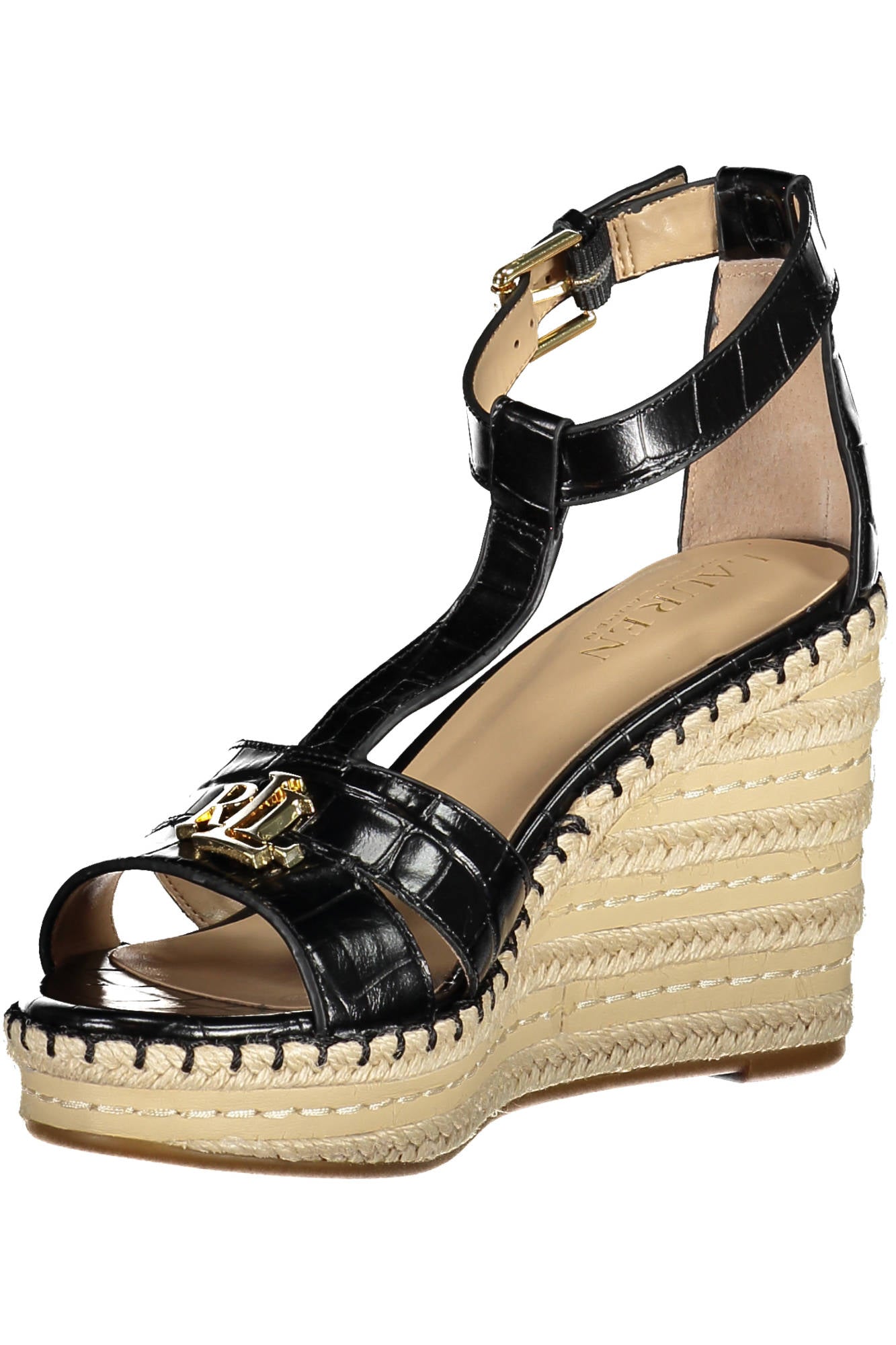 RALPH LAUREN CALZATURA SANDALO DONNA NERO