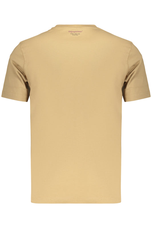 REFRIGIWEAR T-SHIRT MANICHE CORTE UOMO MARRONE