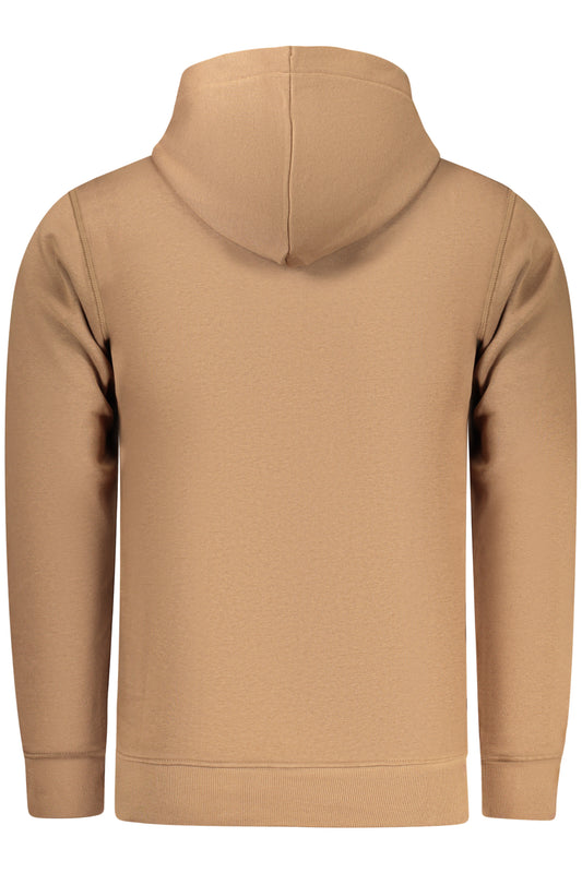 RIFLE FELPA CON ZIP UOMO MARRONE