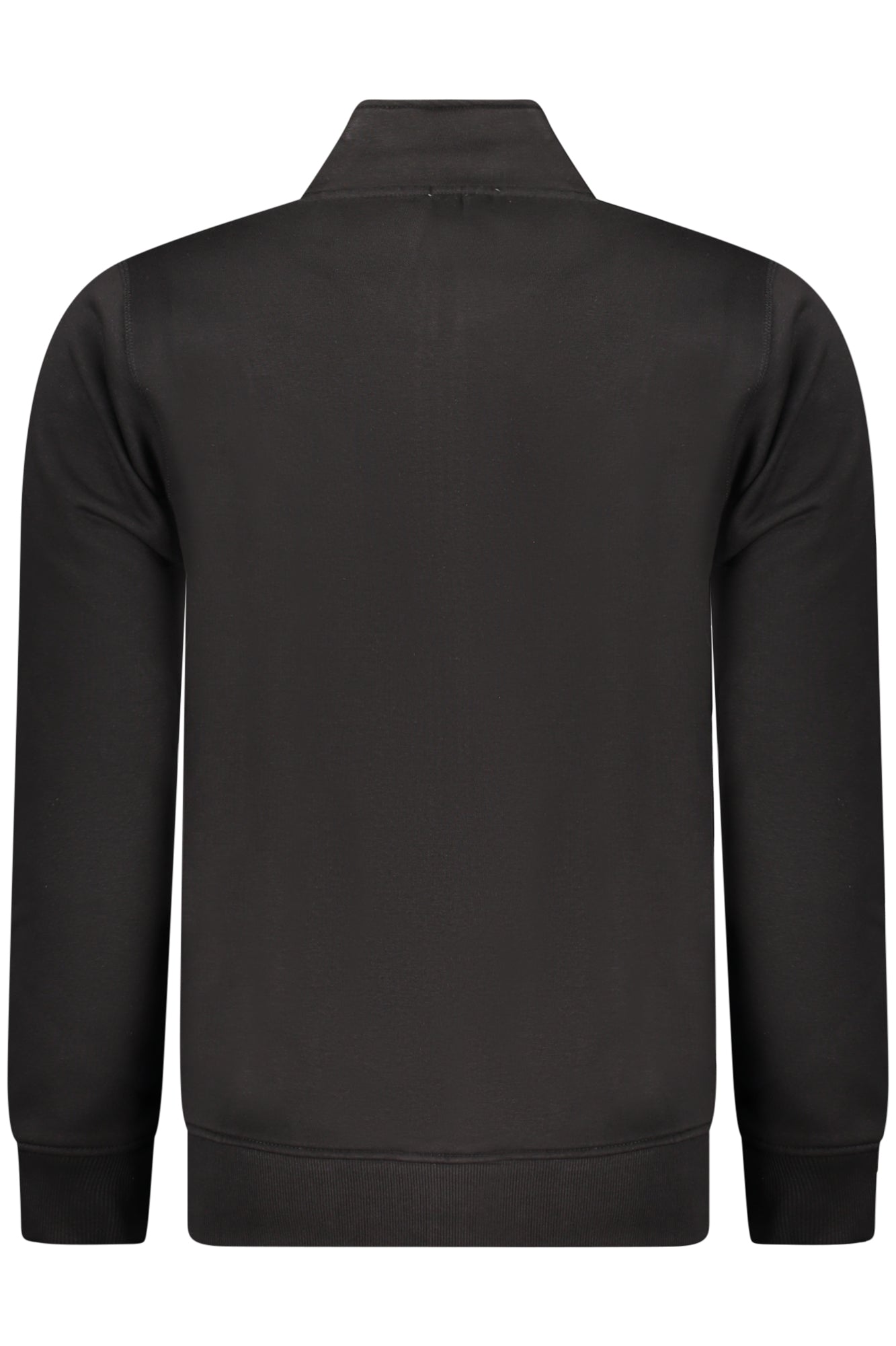 RIFLE FELPA CON ZIP UOMO NERO