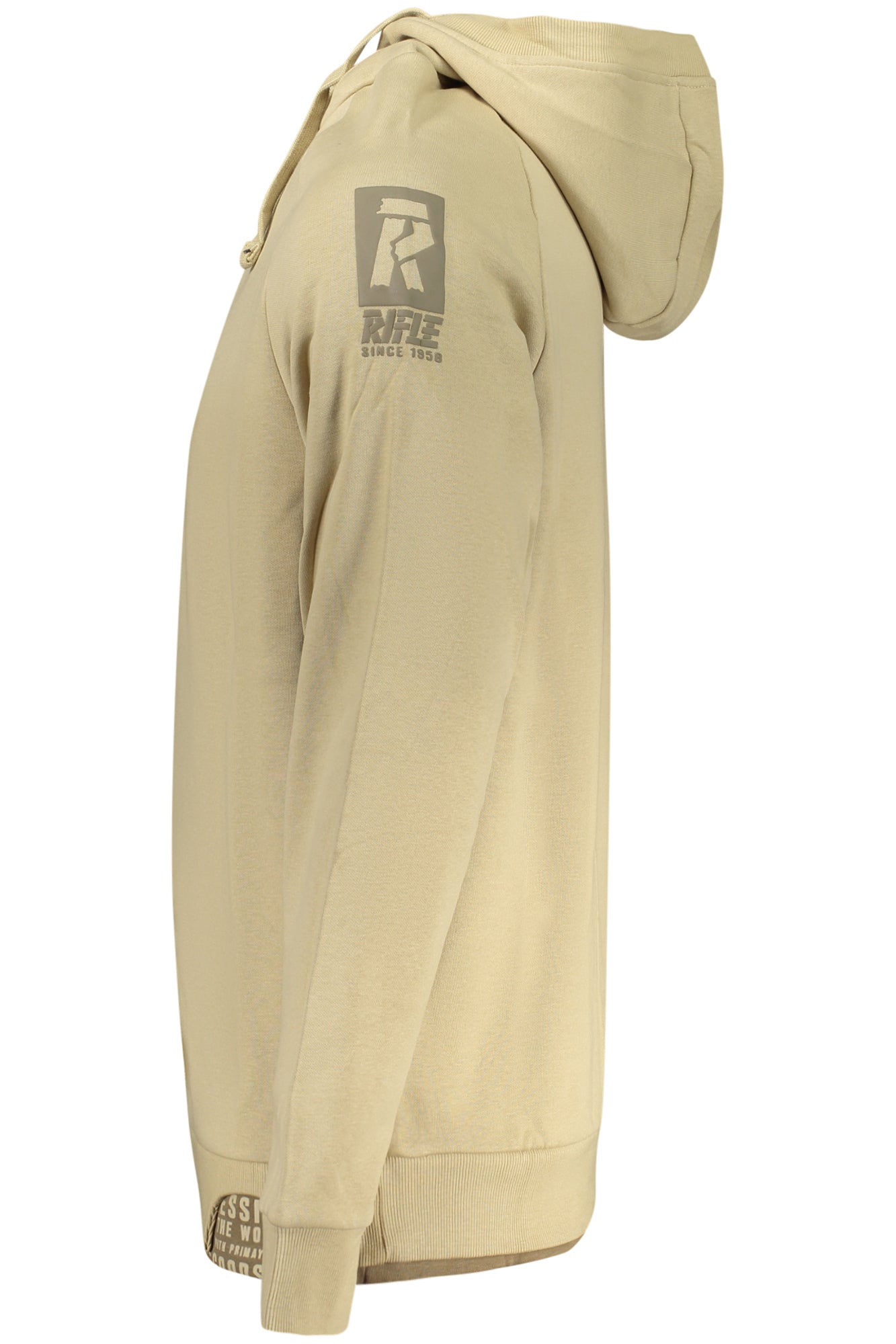 RIFLE FELPA SENZA ZIP UOMO BEIGE
