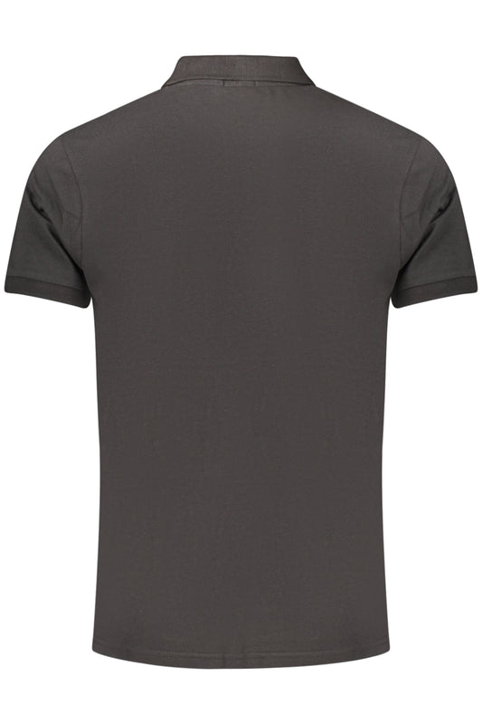 RIFLE POLO MANICHE CORTE UOMO NERO