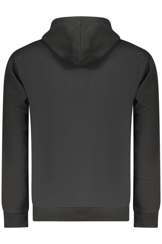 SUPERGA FELPA SENZA ZIP UOMO NERO