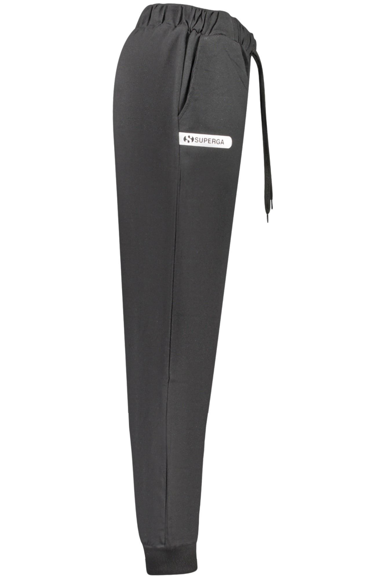 SUPERGA PANTALONE TUTA LUNGO UOMO NERO