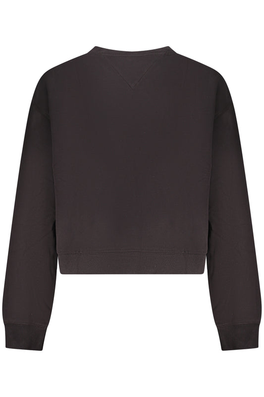 TOMMY HILFIGER FELPA SENZA ZIP DONNA NERO