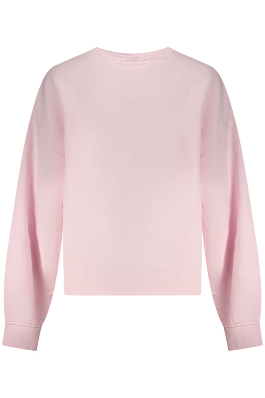 TOMMY HILFIGER FELPA SENZA ZIP DONNA ROSA