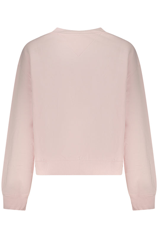 TOMMY HILFIGER FELPA SENZA ZIP DONNA ROSA