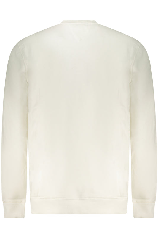 TOMMY HILFIGER FELPA SENZA ZIP UOMO BIANCO