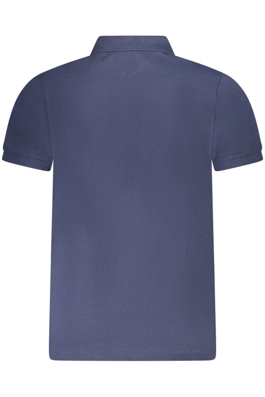TOMMY HILFIGER POLO MANICHE CORTE UOMO BLU