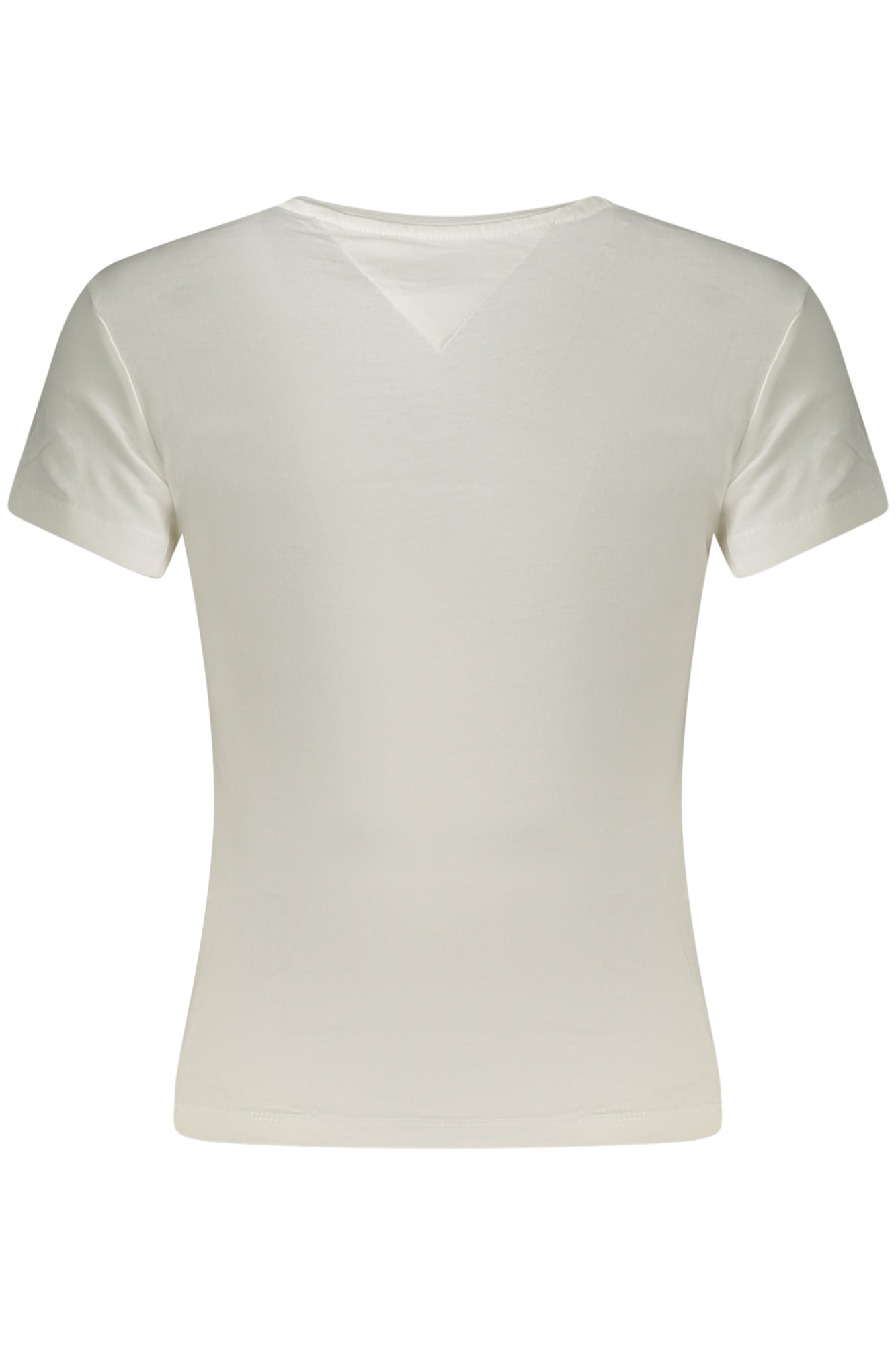 TOMMY HILFIGER T-SHIRT MANICHE CORTE DONNA BIANCO