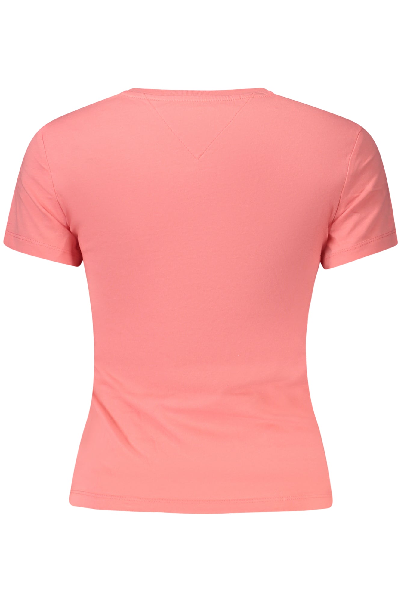 TOMMY HILFIGER T-SHIRT MANICHE CORTE DONNA ROSA