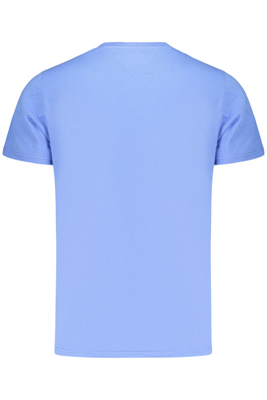TOMMY HILFIGER T-SHIRT MANICHE CORTE UOMO AZZURRO