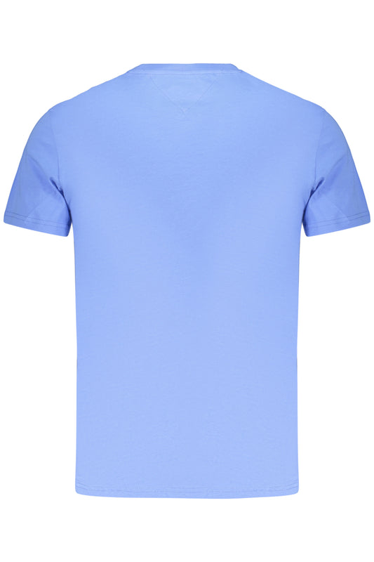 TOMMY HILFIGER T-SHIRT MANICHE CORTE UOMO AZZURRO