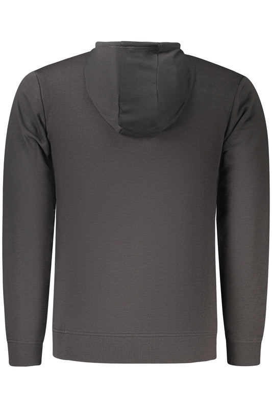 U.S. GRAND FELPA CON ZIP UOMO NERO