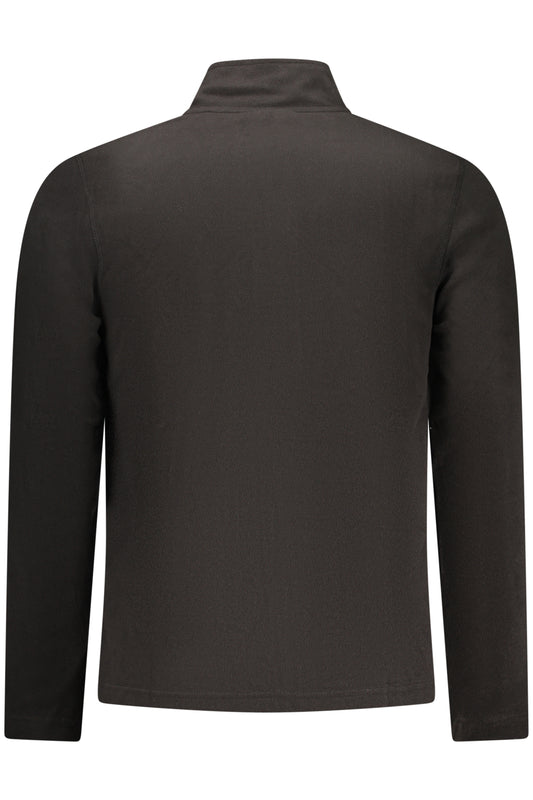 U.S. GRAND FELPA CON ZIP UOMO NERO