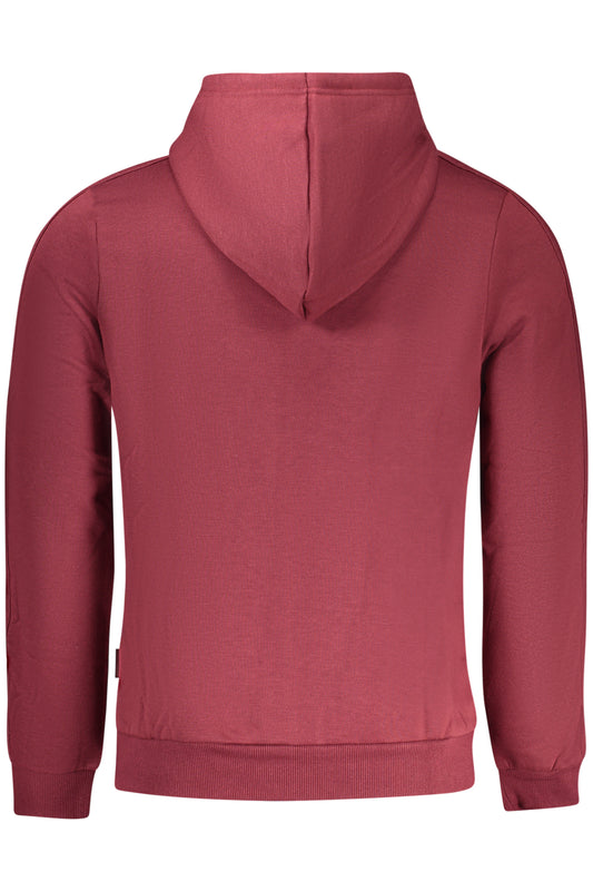 U.S. GRAND FELPA CON ZIP UOMO ROSSO