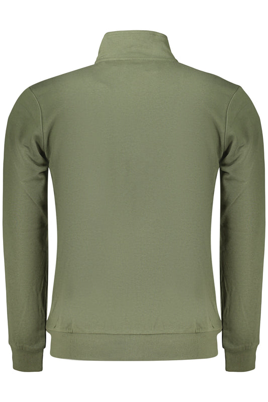 U.S. GRAND FELPA CON ZIP UOMO VERDE