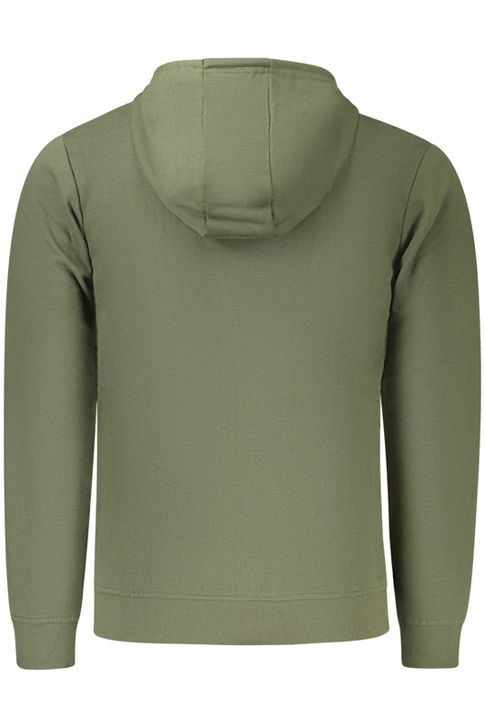U.S. GRAND FELPA CON ZIP UOMO VERDE