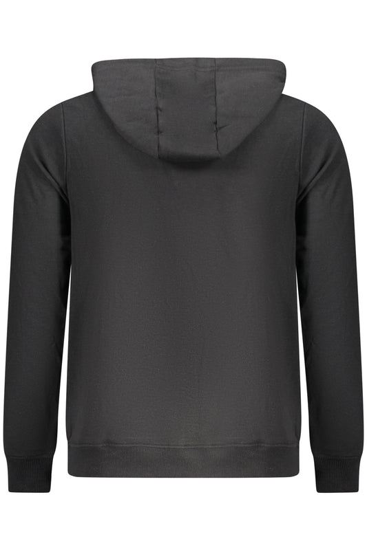 U.S. GRAND FELPA CON ZIP UOMO NERO