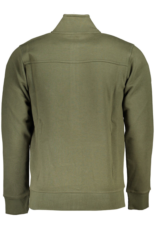 U.S. GRAND FELPA CON ZIP UOMO VERDE
