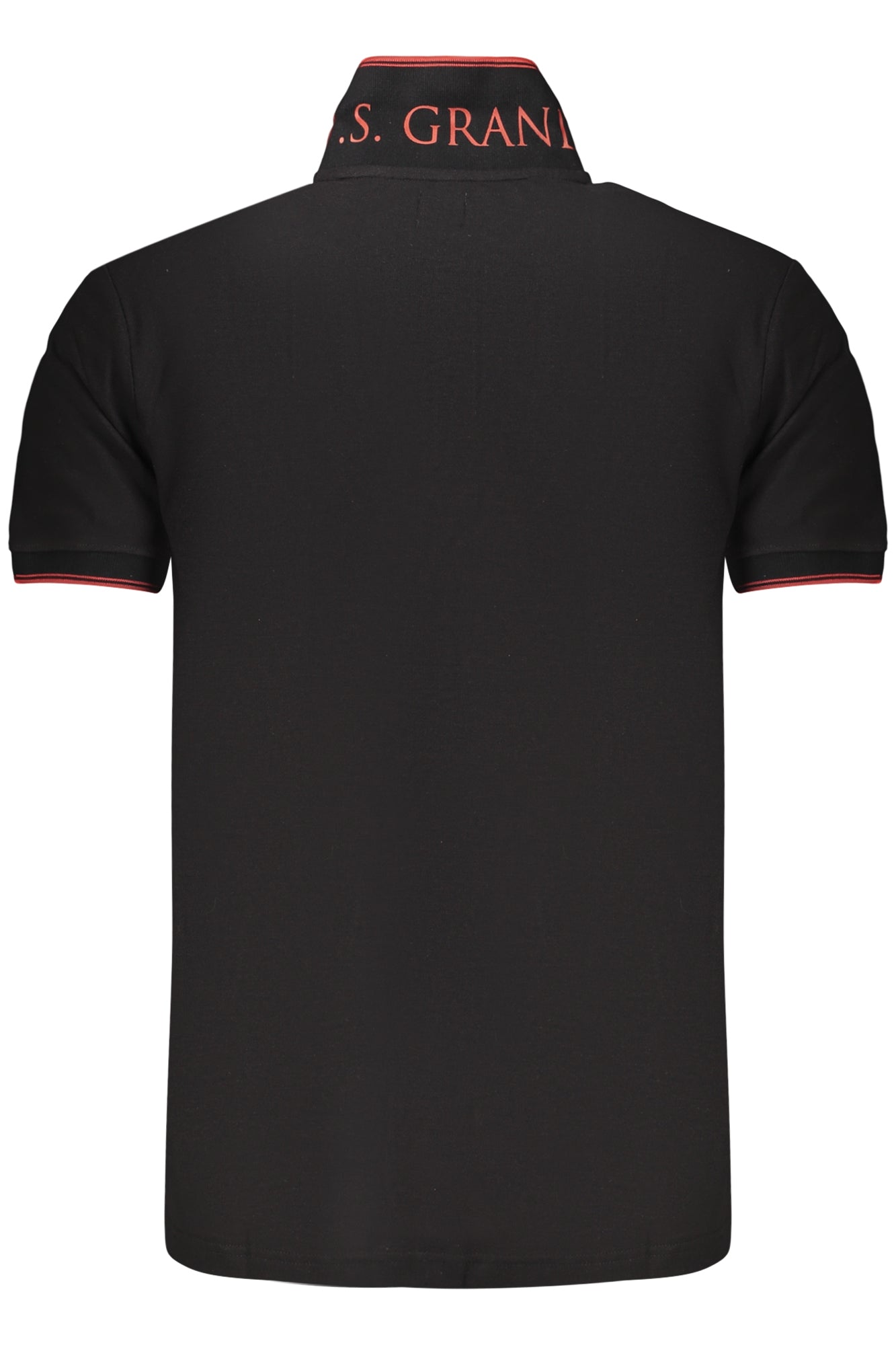 U.S. GRAND POLO MANICHE CORTE UOMO NERO