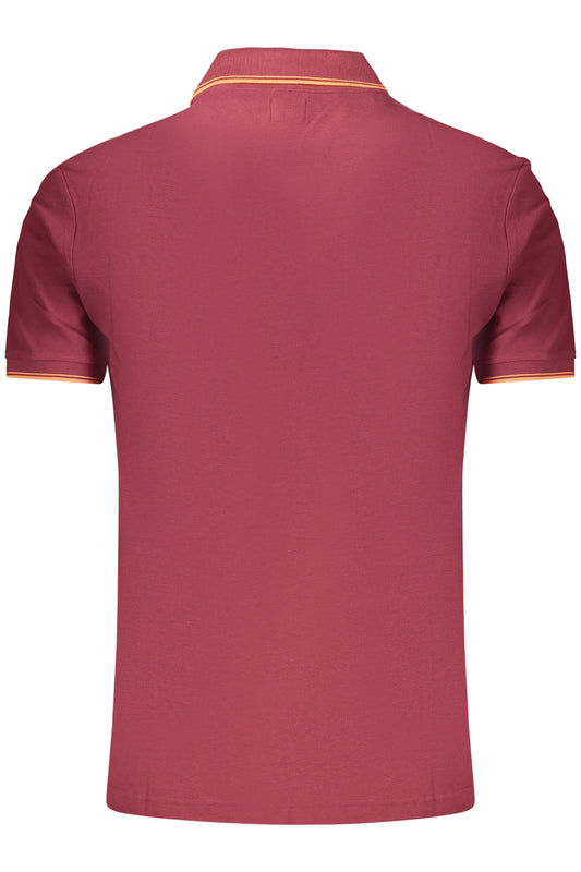 U.S. GRAND POLO MANICHE CORTE UOMO ROSSO