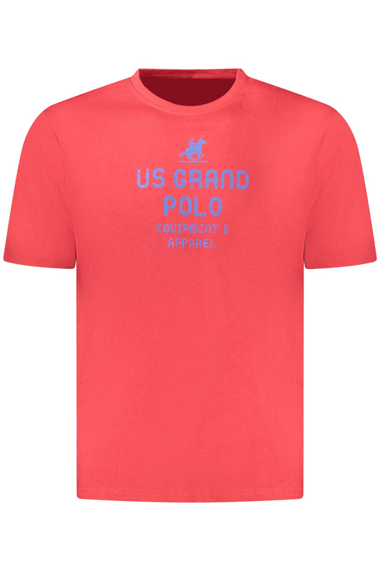 U.S. GRAND POLO U.S. GRAND POLO T-SHIRT MANICHE CORTE UOMO ROSSO