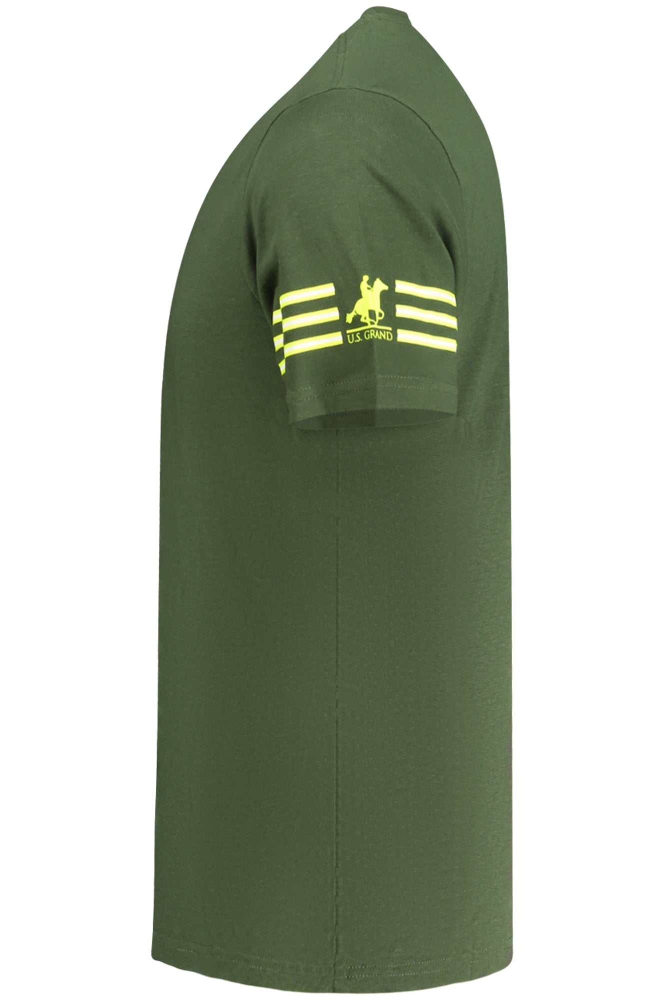 U.S. GRAND T-SHIRT MANICHE CORTE UOMO VERDE