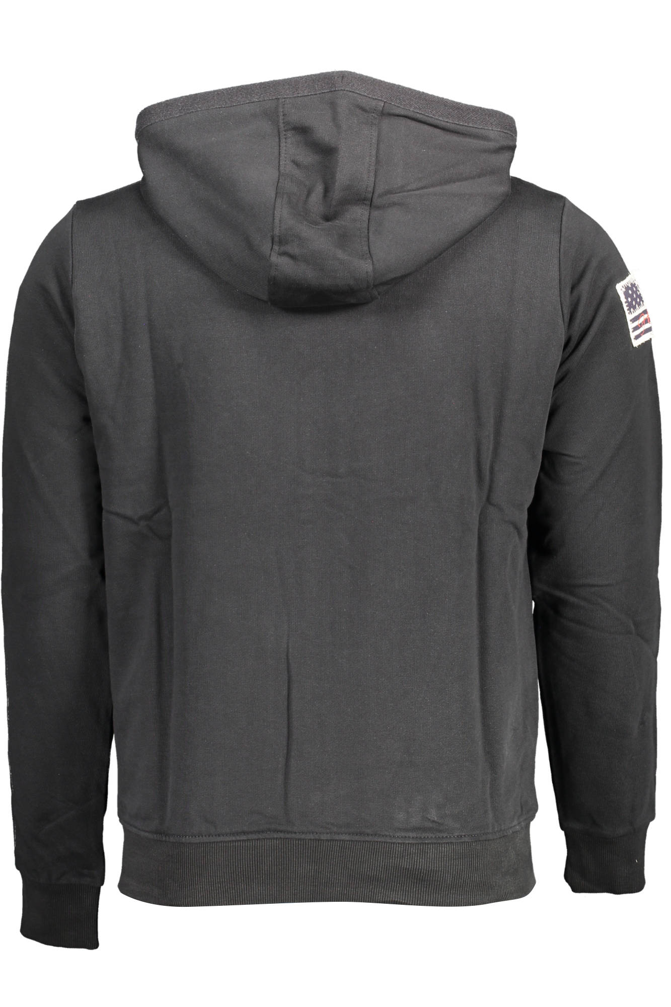 U.S. POLO FELPA CON ZIP UOMO NERO