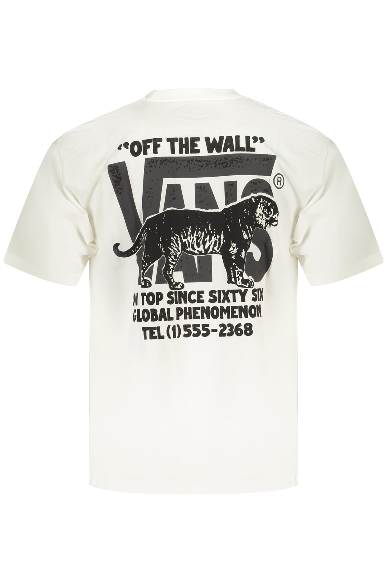 VANS T-SHIRT MANICHE CORTE UOMO BIANCO