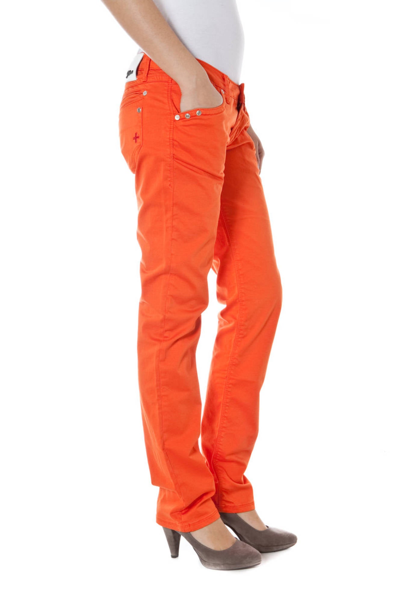 ZUELEMENTS PANTALONE DONNA ARANCIO