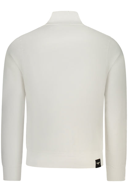ACCADEMIA MILITARE FELPA CON ZIP UOMO BIANCO
