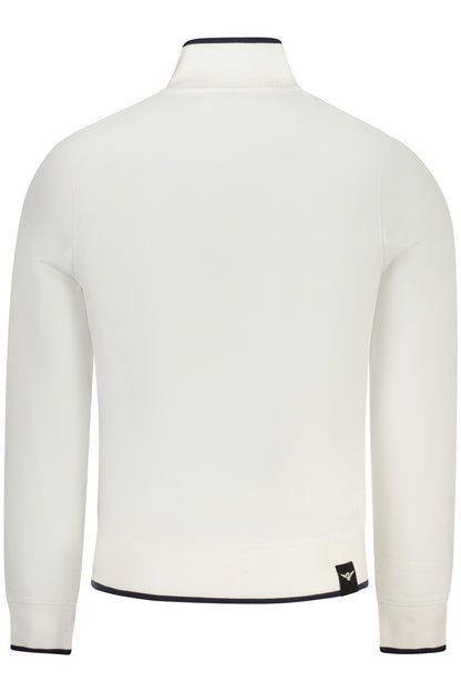 ACCADEMIA MILITARE FELPA CON ZIP UOMO BIANCO