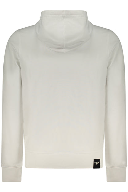 ACCADEMIA MILITARE FELPA CON ZIP UOMO BIANCO
