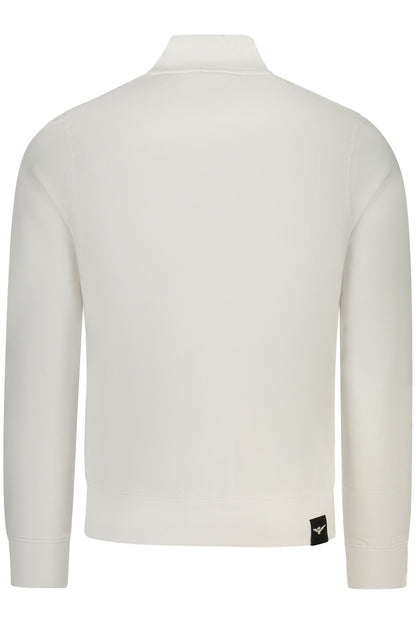 ACCADEMIA MILITARE FELPA CON ZIP UOMO BIANCO