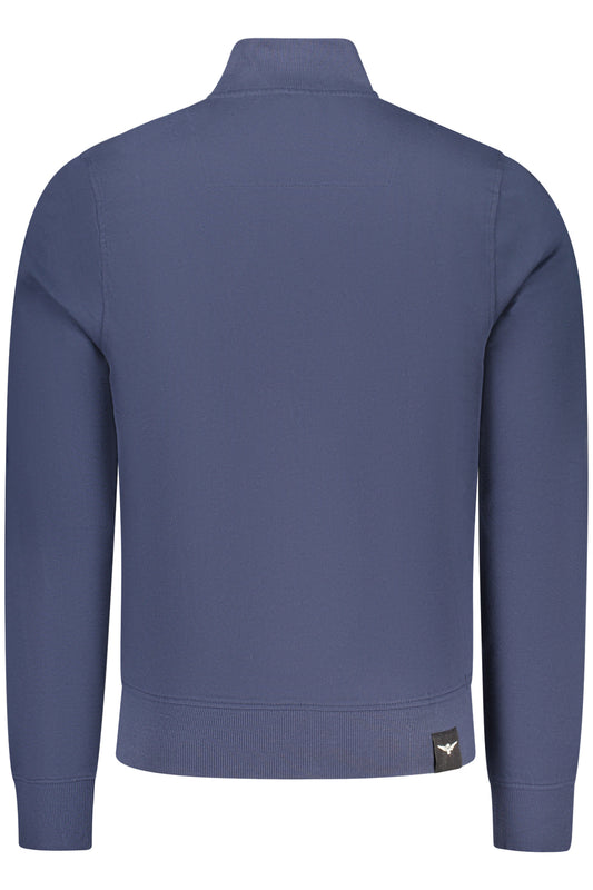 ACCADEMIA MILITARE FELPA CON ZIP UOMO BLU