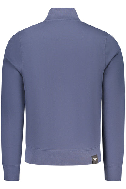 ACCADEMIA MILITARE FELPA CON ZIP UOMO BLU