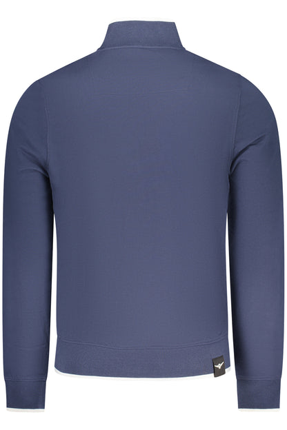 ACCADEMIA MILITARE FELPA CON ZIP UOMO BLU