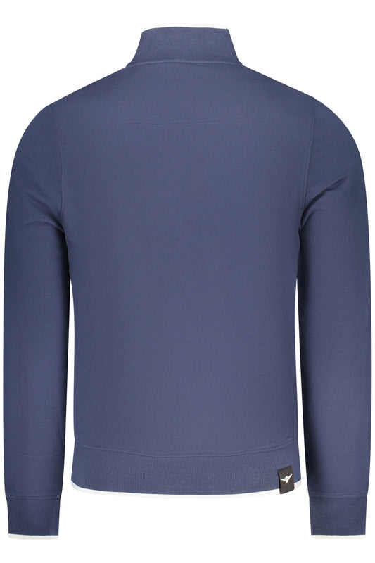 ACCADEMIA MILITARE FELPA CON ZIP UOMO BLU