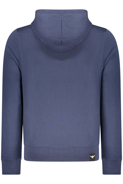 ACCADEMIA MILITARE FELPA CON ZIP UOMO BLU