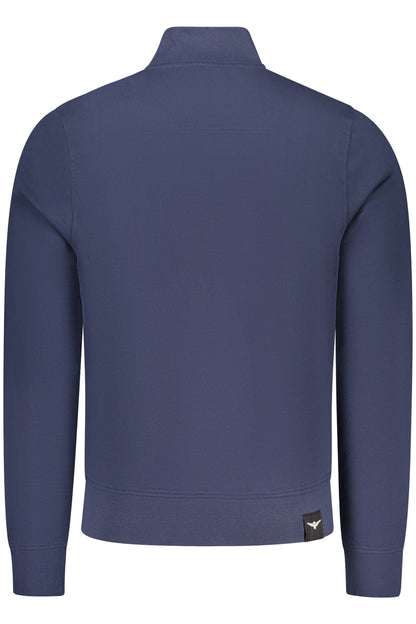 ACCADEMIA MILITARE FELPA CON ZIP UOMO BLU