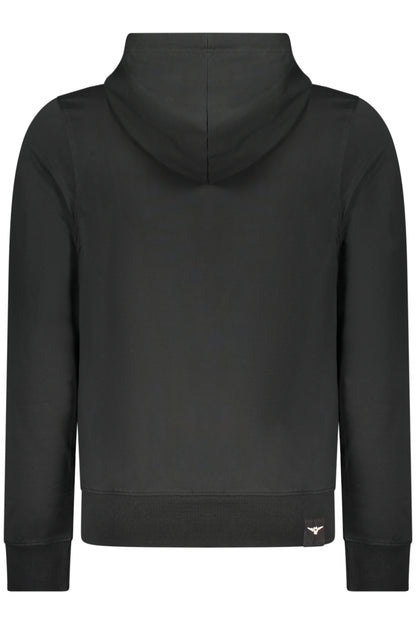 ACCADEMIA MILITARE FELPA CON ZIP UOMO NERO